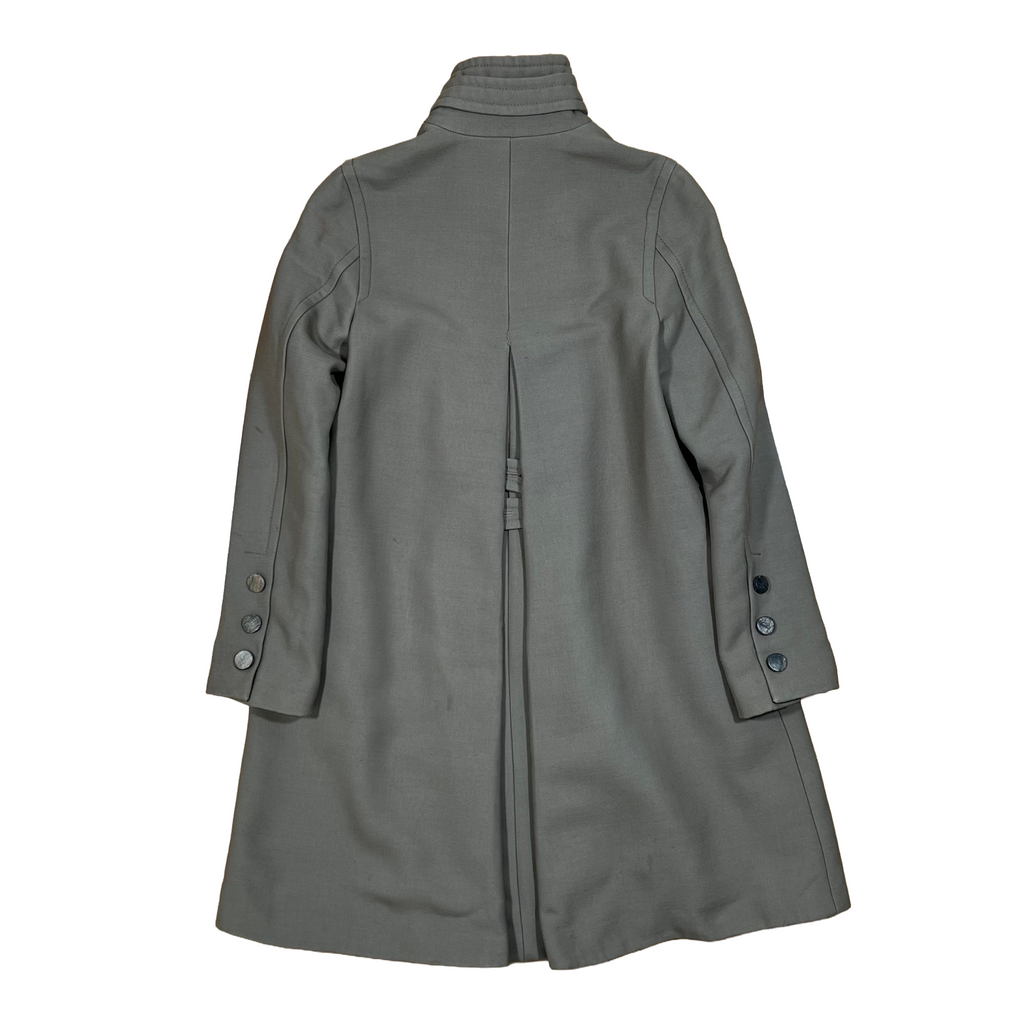 Acne Jeans Funnel-Neck Wool Coat