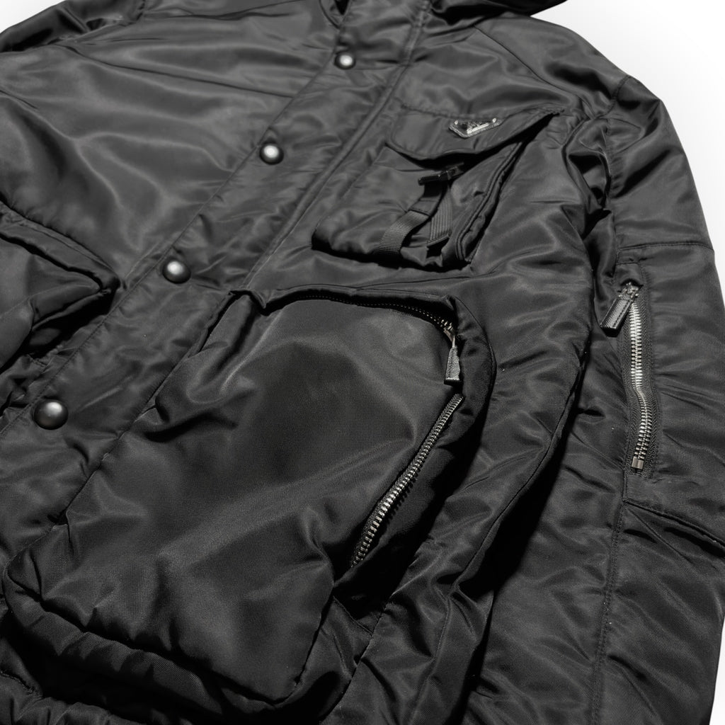 Prada Re-Nylon Technical Utility Hooded Jacket FW21