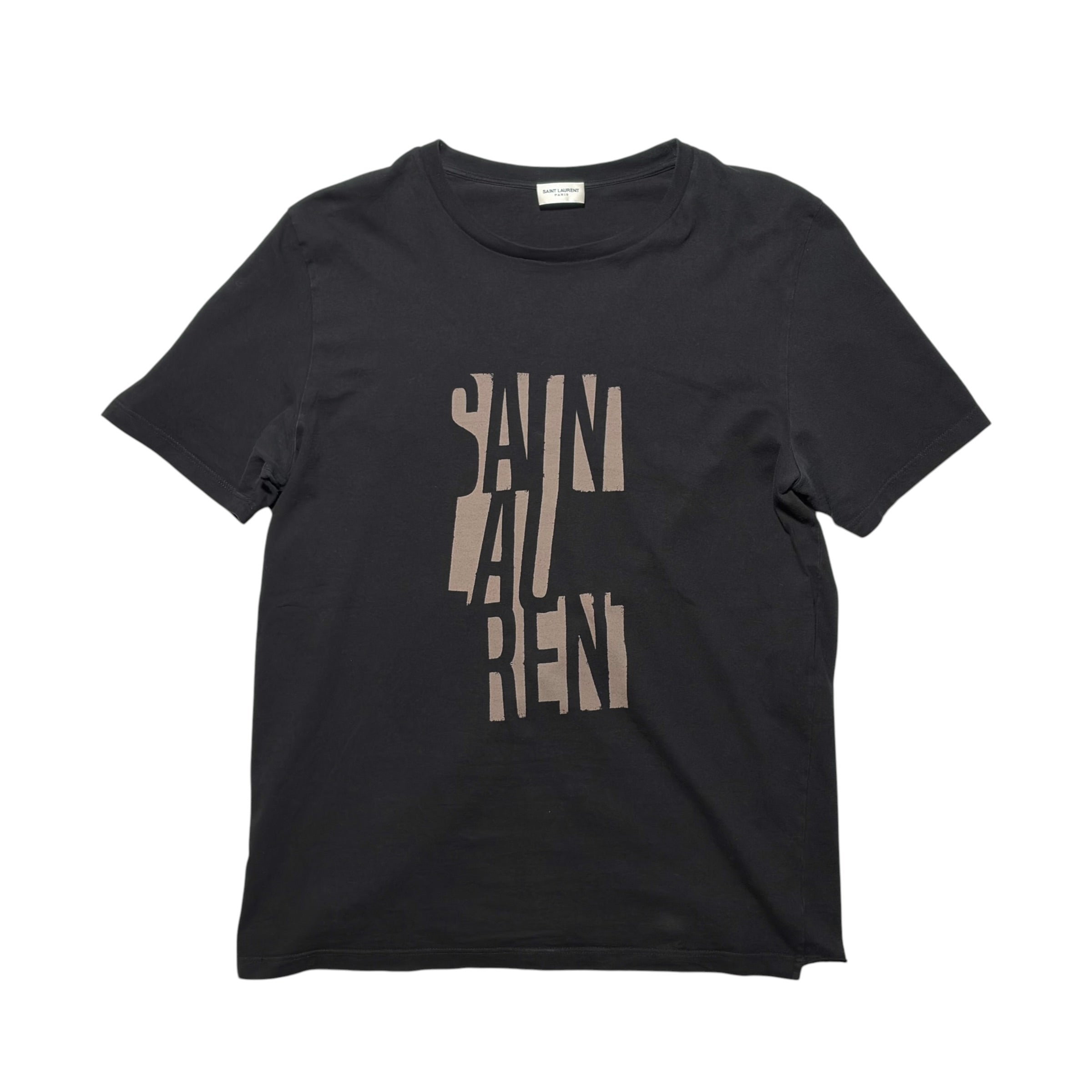 Saint Laurent Paris Vertical Logo T-Shirt