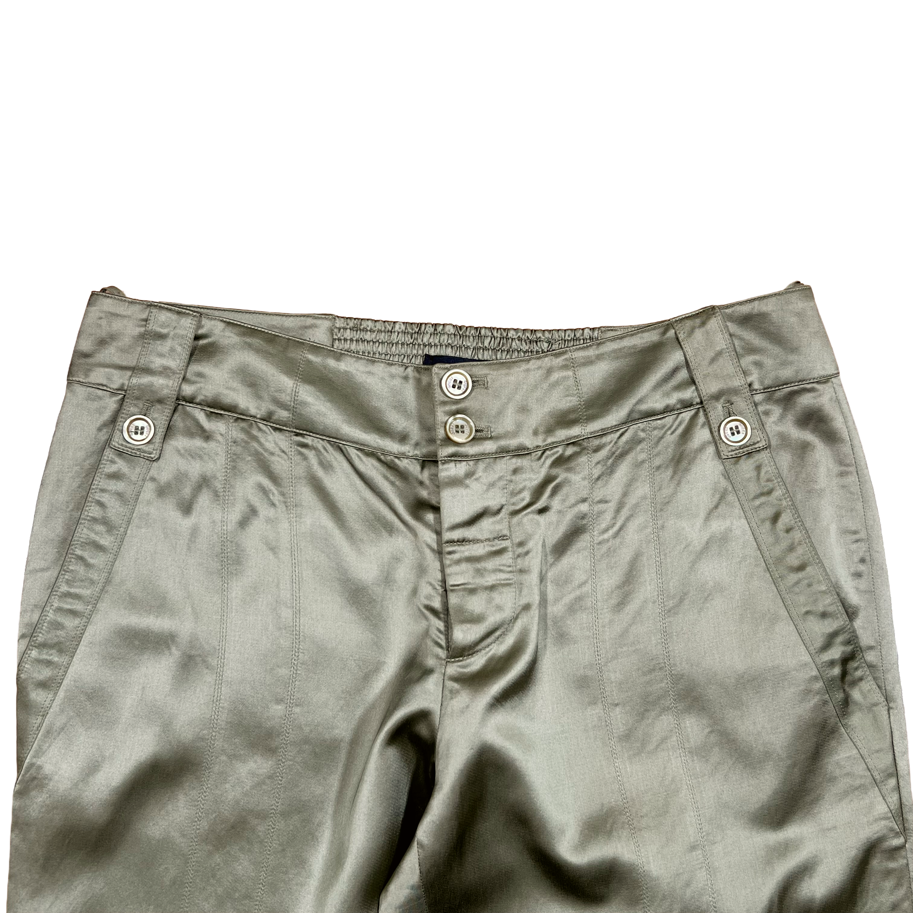 Gucci 2002 Satin Cargo Trousers