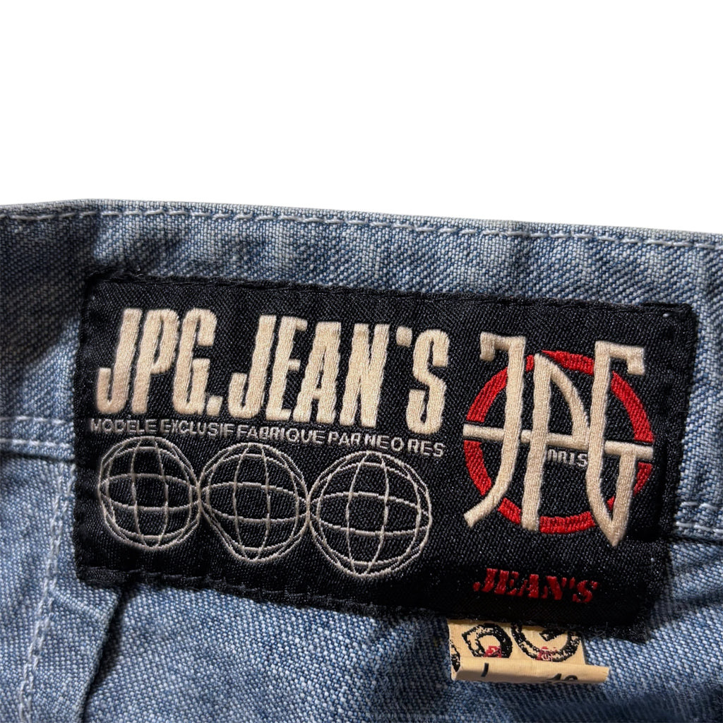 Jean Paul Gaultier 90s Fringed Raw-Edge Denim Jeans