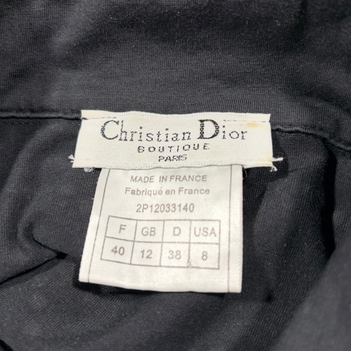 Christian Dior by John Galliano Rhinestone Heart Polo Shirt