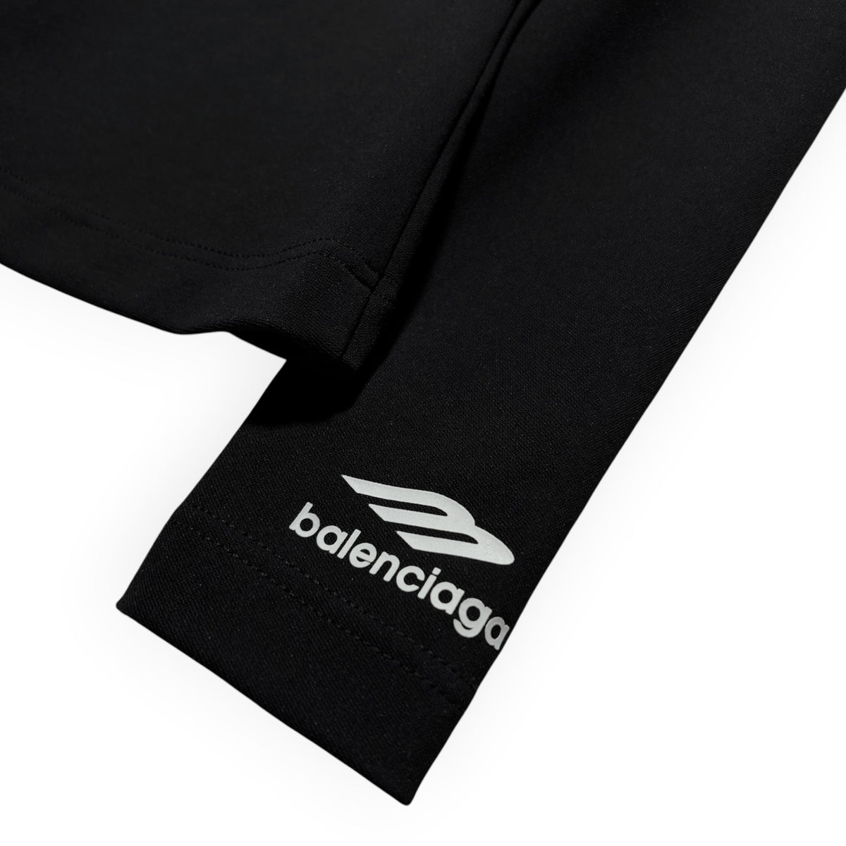 Balenciaga 2022 Sporty B Zip-Back Turtleneck