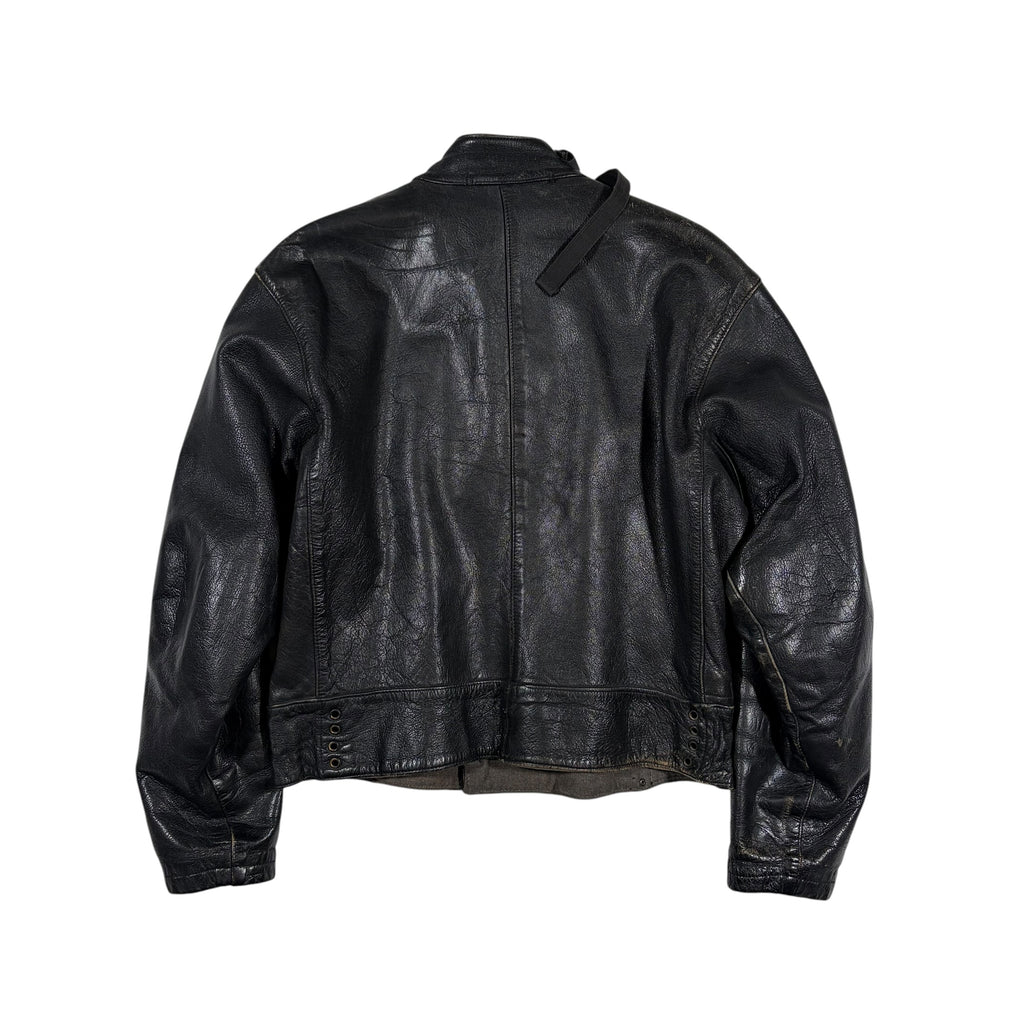 Vintage Swedish Military M1910 Leather Dispatch Rider Jacket