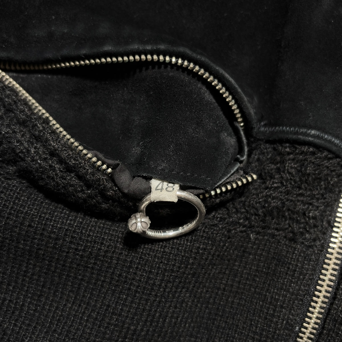 Jean Paul Gaultier CUIR Suede & Knit Hybrid Bomber Jacket