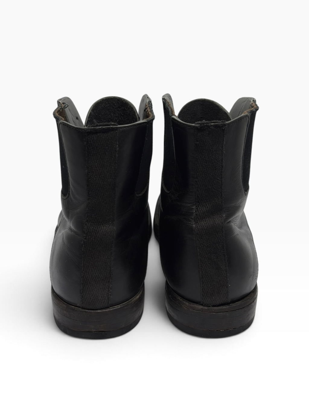 Miu Miu 00s Leather Cap-Toe Boots