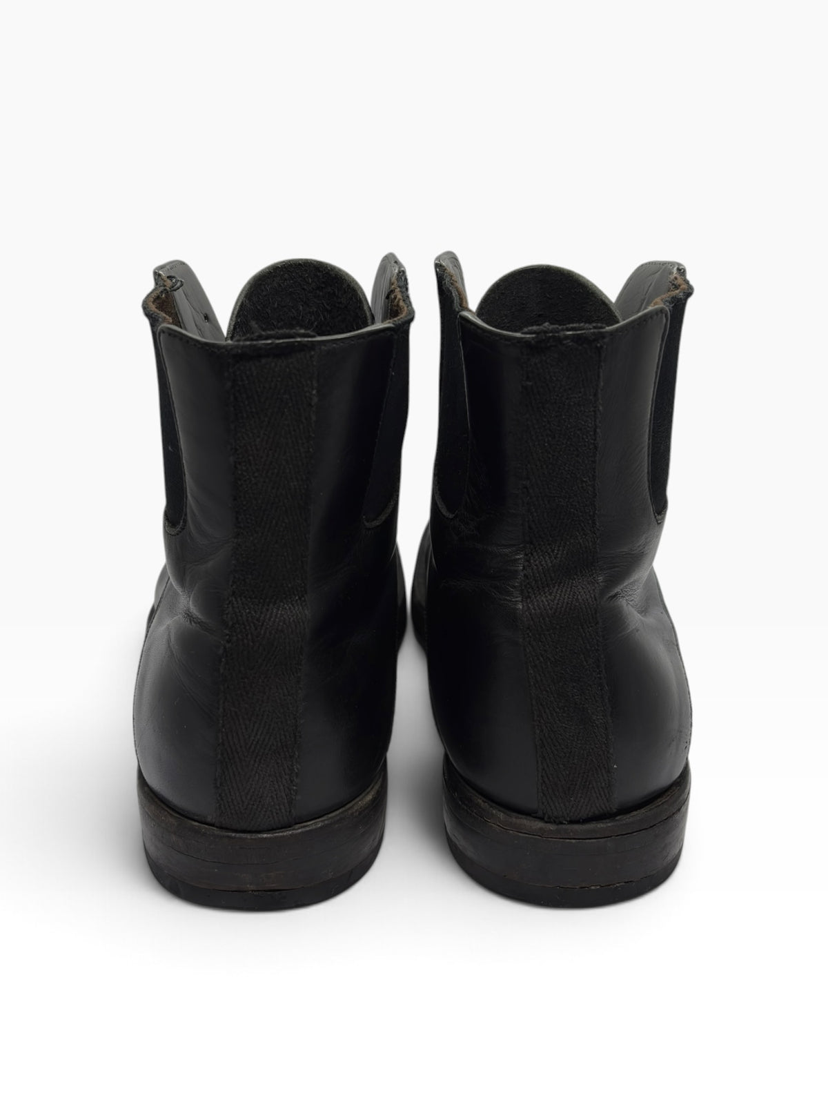 Miu Miu 00s Leather Cap-Toe Boots