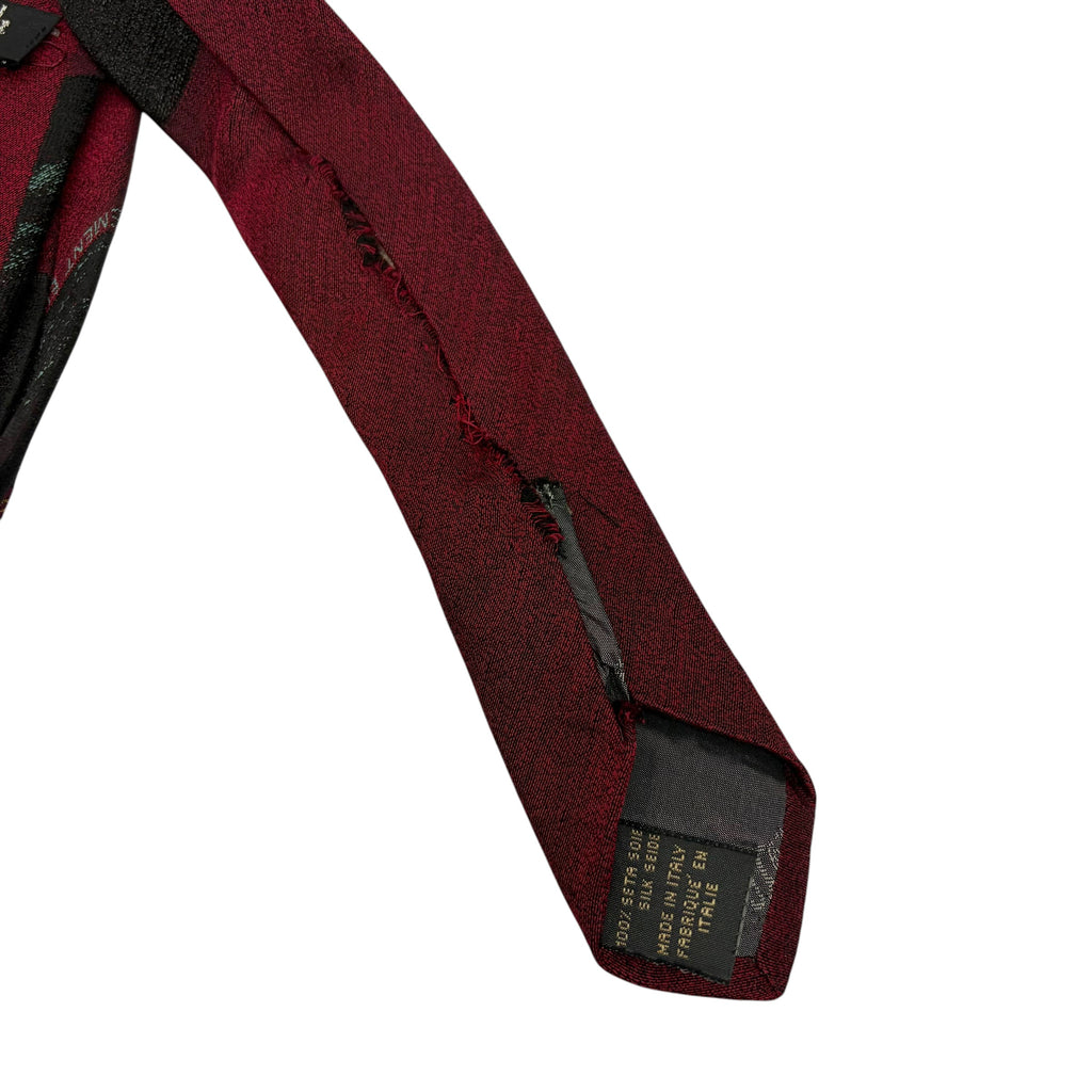 Jean Paul Gaultier Vintage Vinyl Record Silk Tie