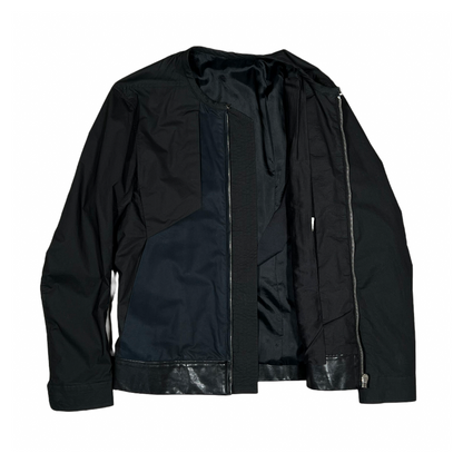 Rick Owens 2012 Bi-Color Velcro Panel Bomber Jacket