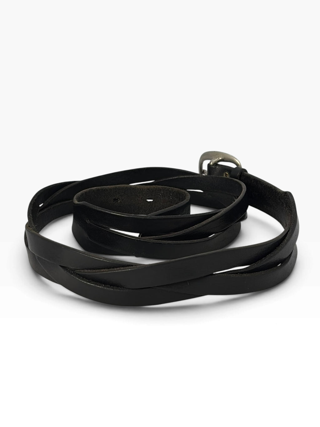 Dries Van Noten Leather Buckle Belt