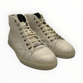 Gucci Off-White Pebbled Leather High-Top Sneakers