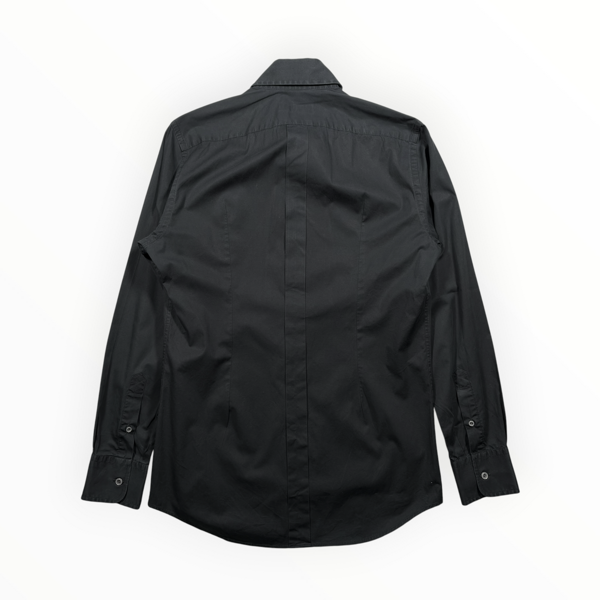 Dolce & Gabbana 2000s Black Cotton Dress Shirt