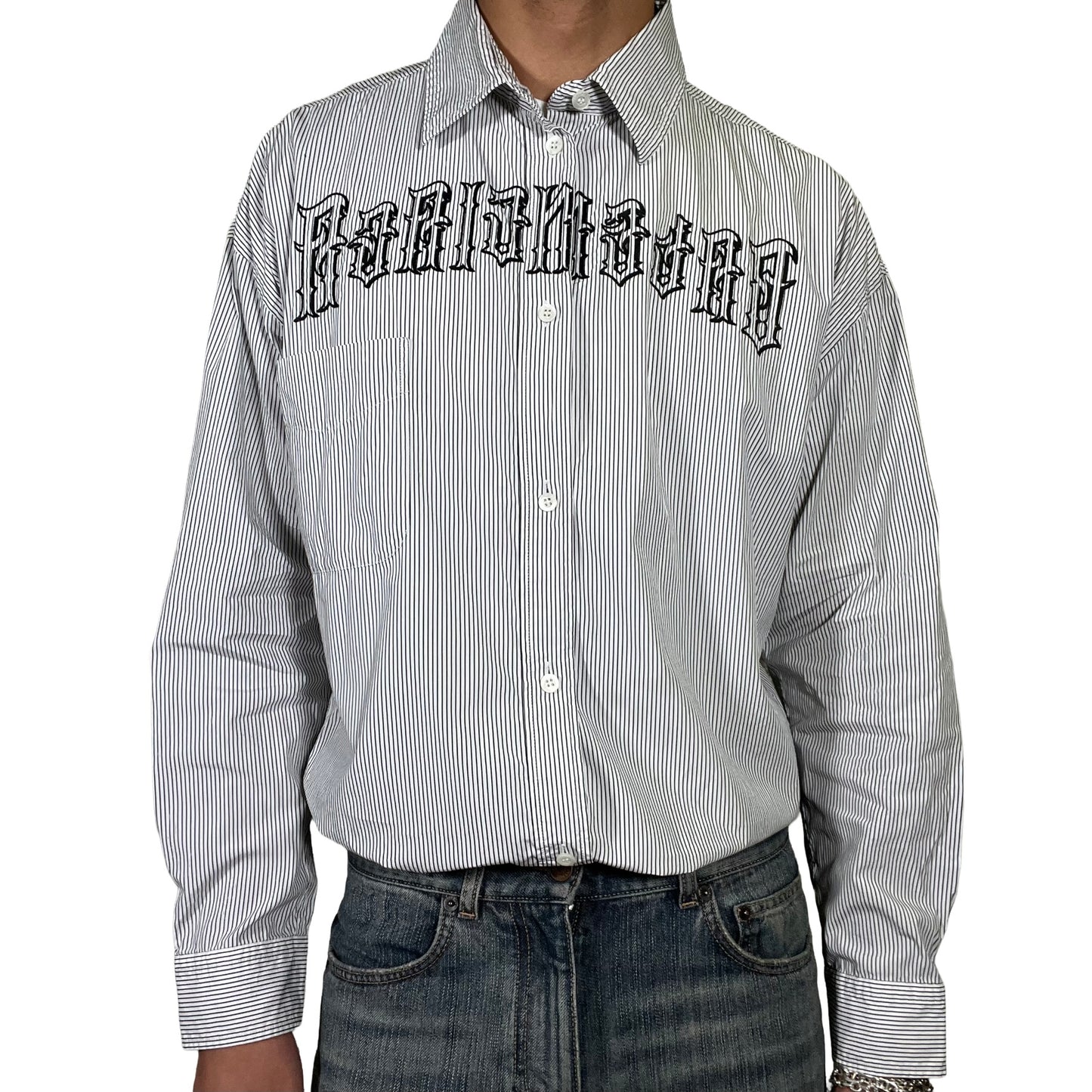 Balenciaga Tattoo Striped Shirt