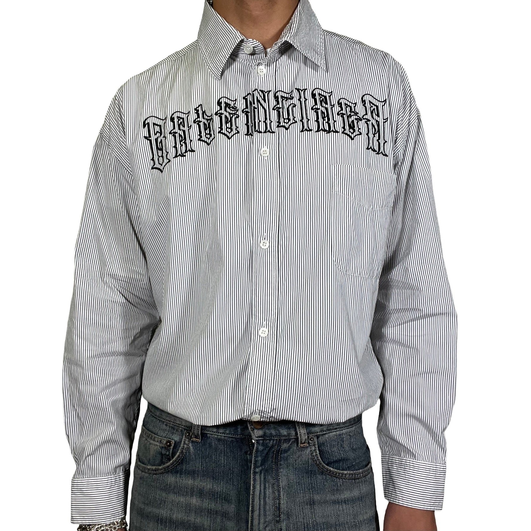 Balenciaga Tattoo Striped Shirt