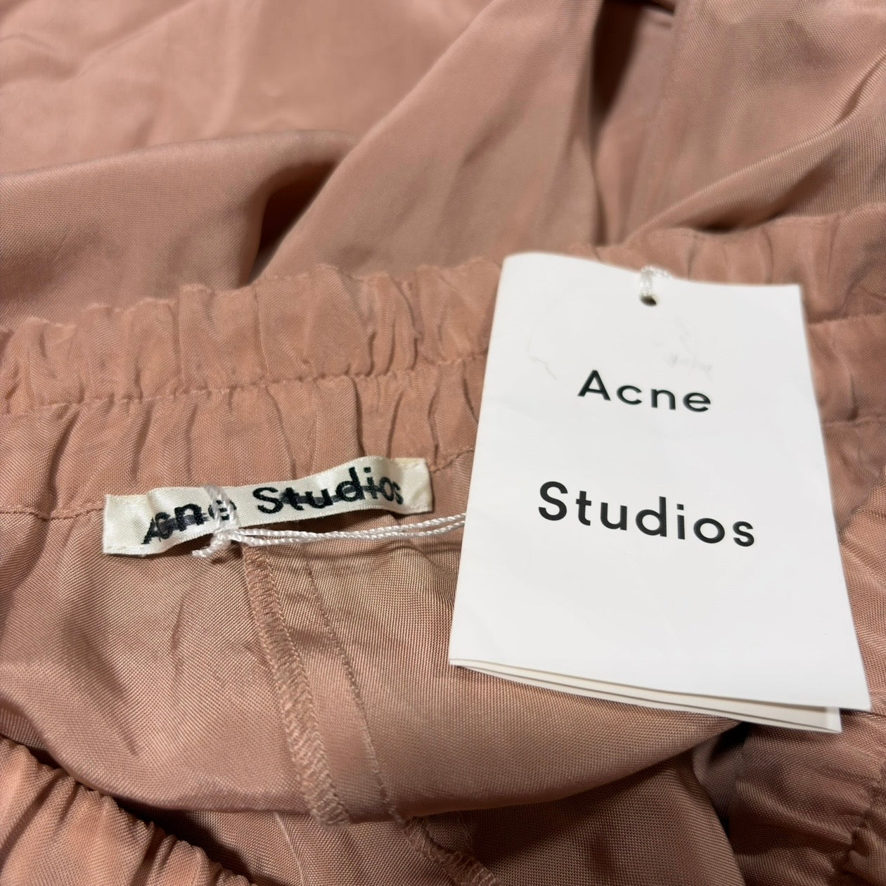 Acne Studios Drawstring Wide-Leg Trousers