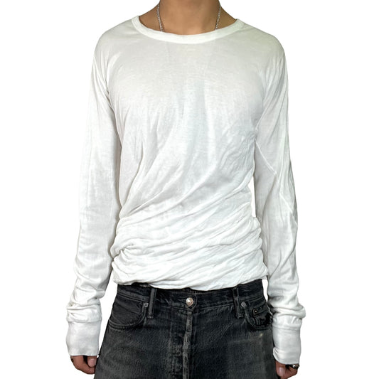 Rick Owens FW17 "Glitter" Double Layered Long Sleeve