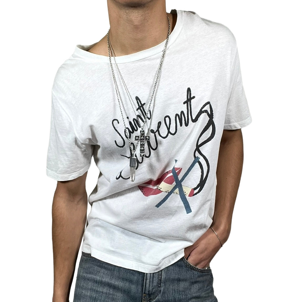 Saint Laurent No Smoking T-Shirt
