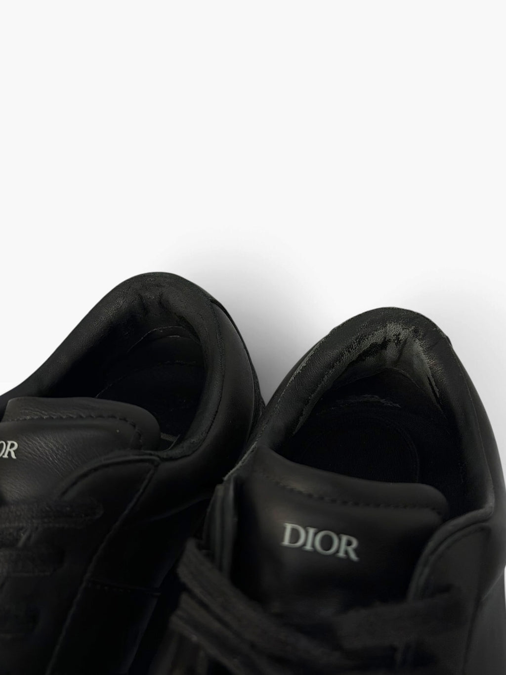 Dior Homme Black Leather B01 Low-Top Sneakers