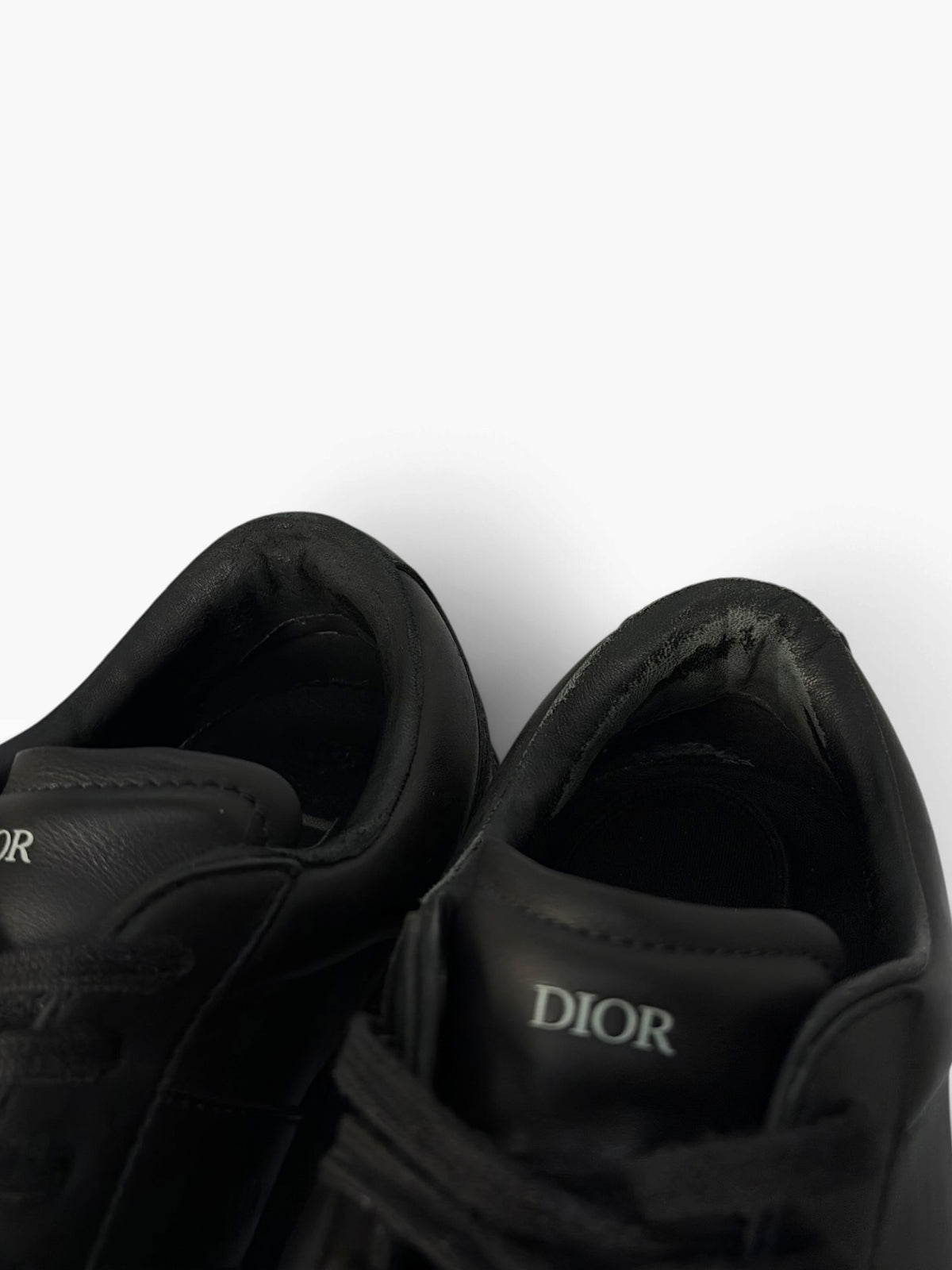 Dior Homme Black Leather B01 Low-Top Sneakers