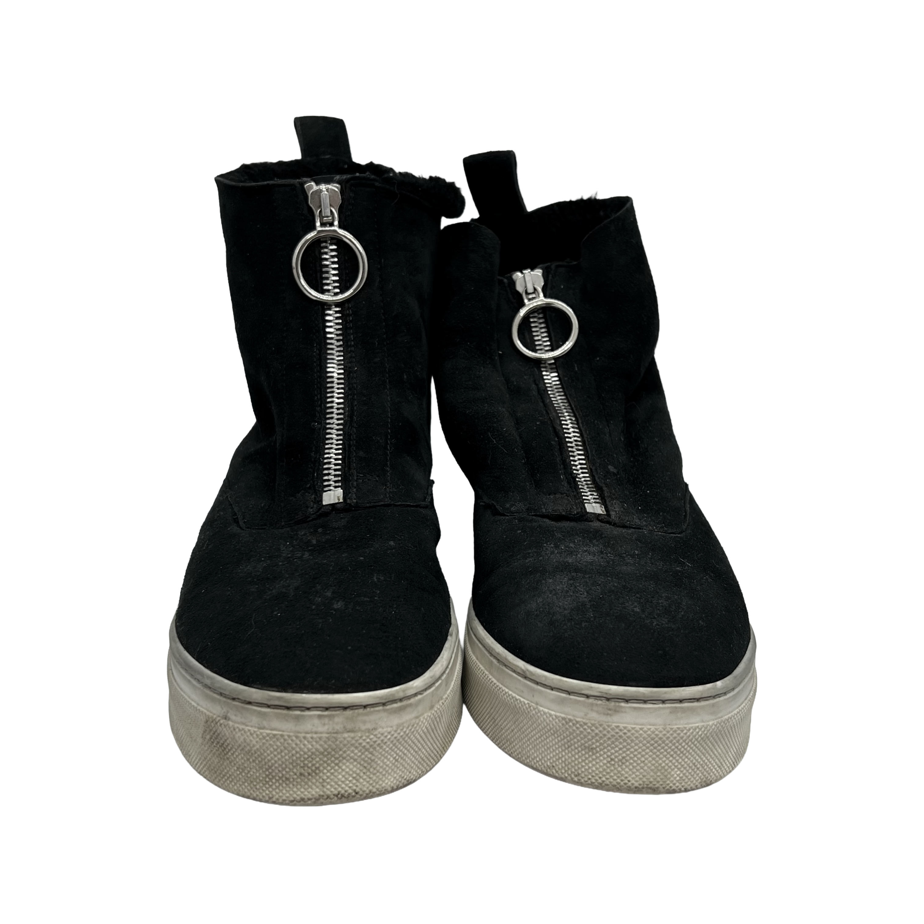 Celine "Phoebe Philo" Front Zip Suede Sneakers