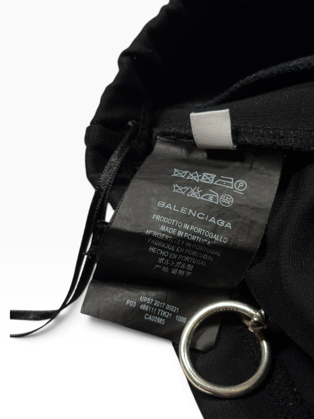 Balenciaga Black Flared Track Pants