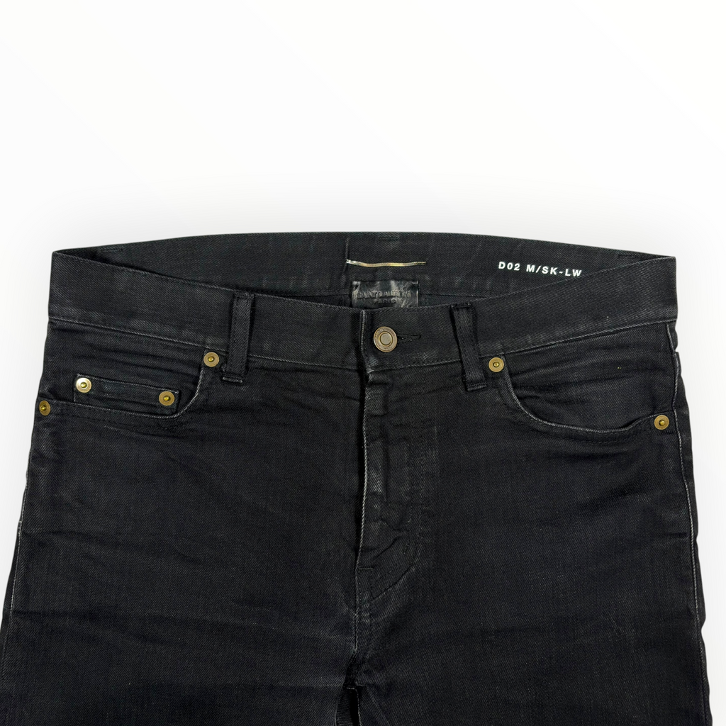 Saint Laurent 2016 D02 Knee-Slit Jeans