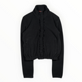 Prada Sport 2008 Ruffle-Trim Fleece Jacket