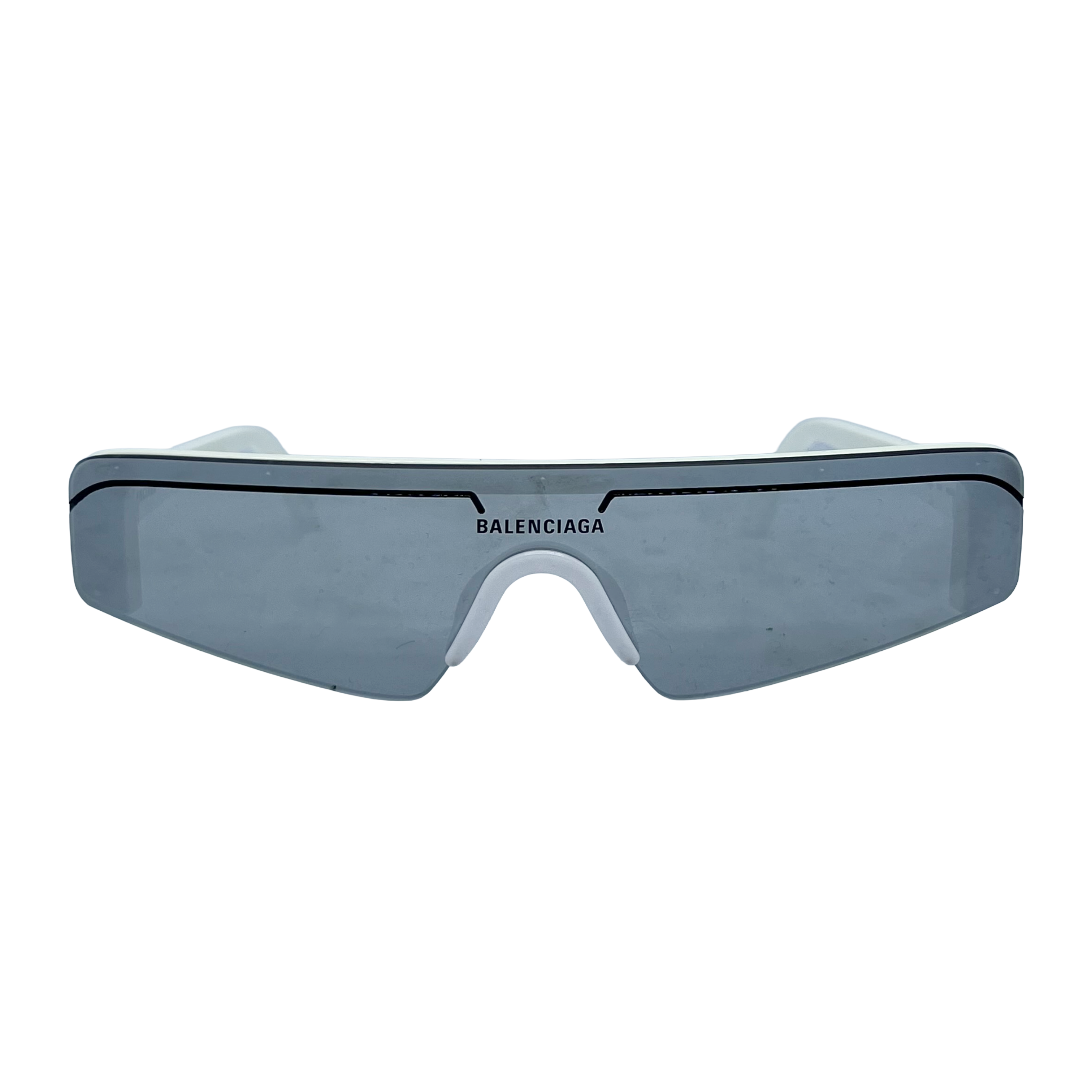 Balenciaga Ski Rectangle Sunglasses