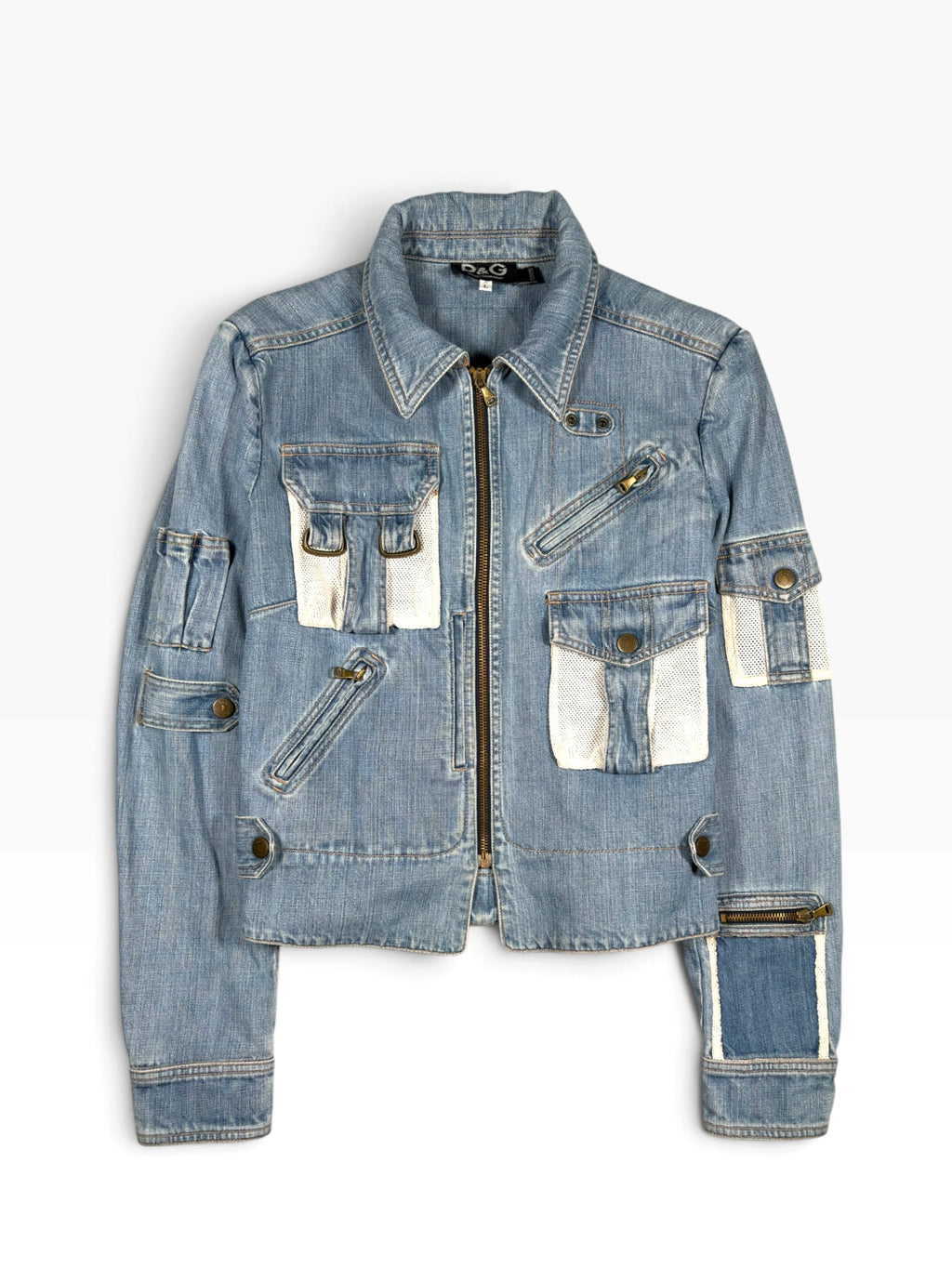 Dolce & Gabbana SS03 Multi-Pocket Denim Jacket