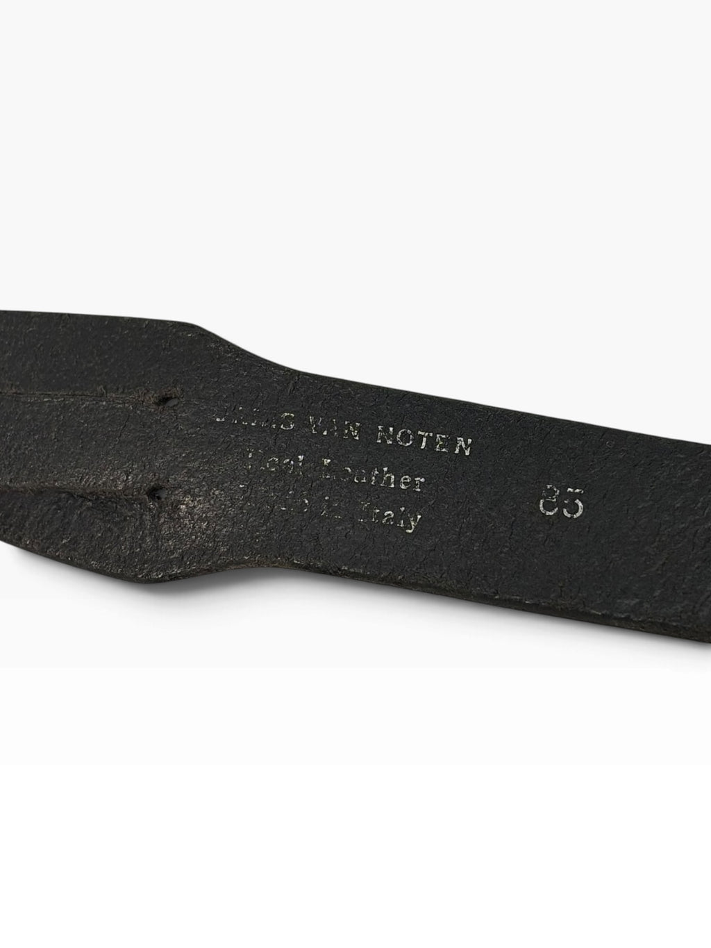 Dries Van Noten Leather Buckle Belt