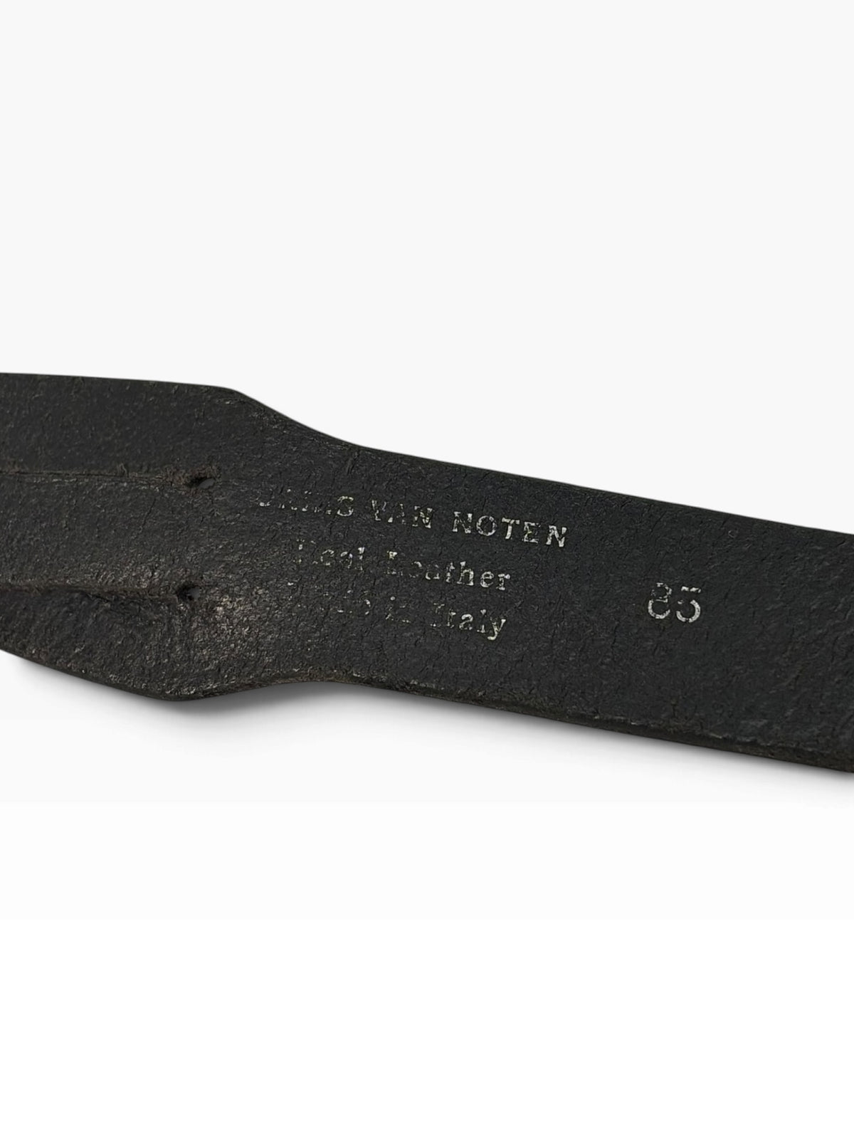 Dries Van Noten Leather Buckle Belt