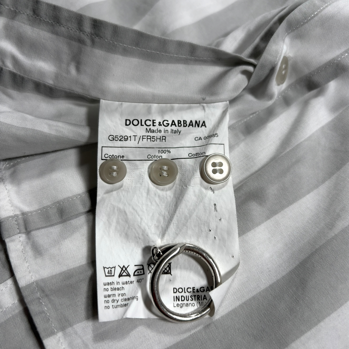 Dolce & Gabbana 2000s Striped Dress Shirt