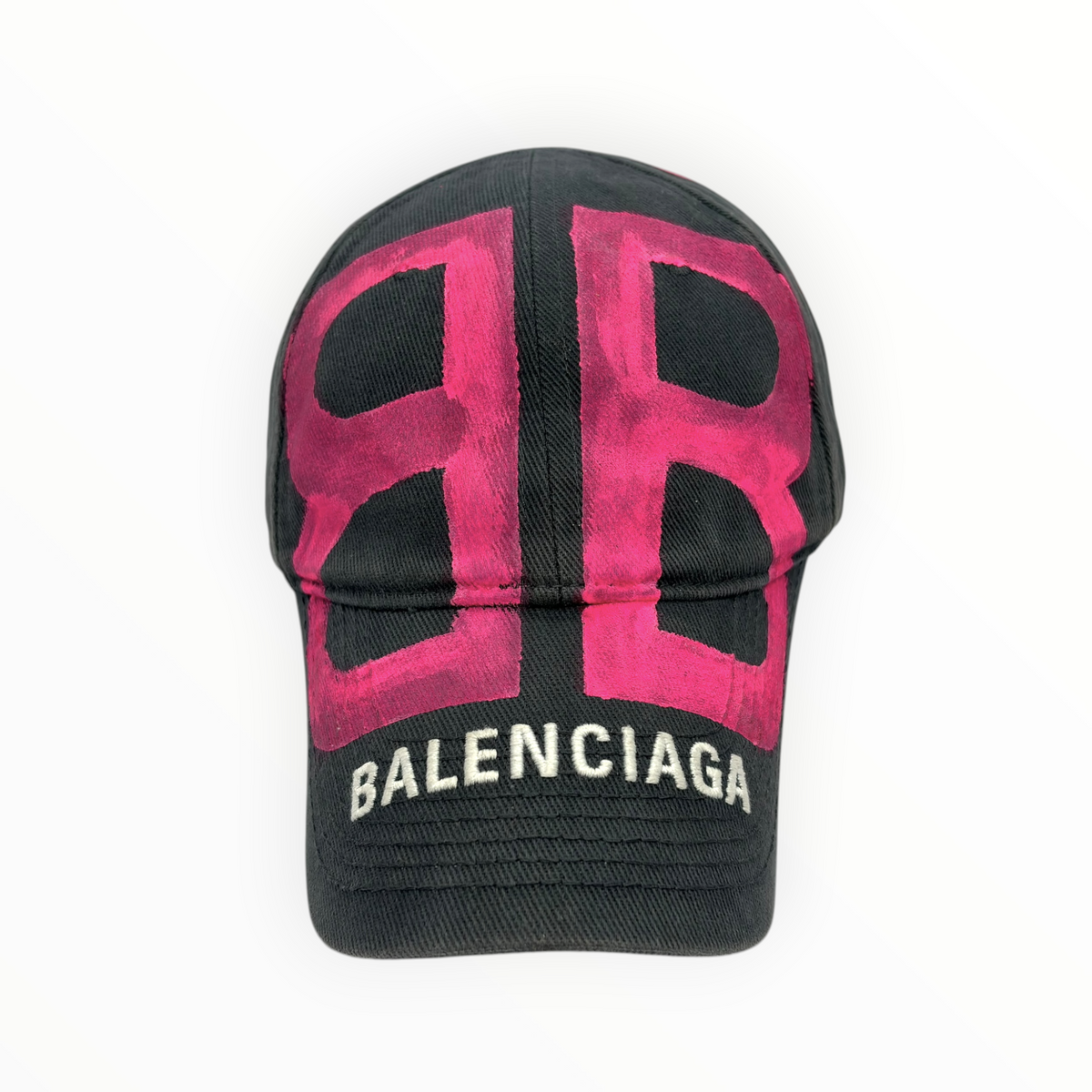 Balenciaga Graffiti Paris BB Logo Baseball Cap