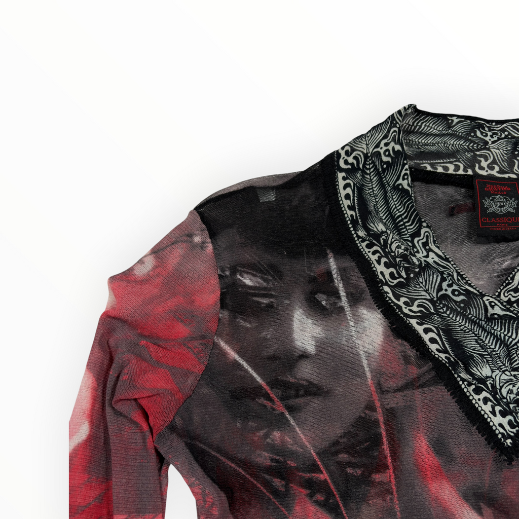Jean Paul Gaultier 90s Maille Mesh Top
