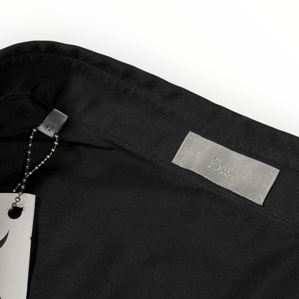 Dior 2017 Embroidered Bee Button-Up Shirt