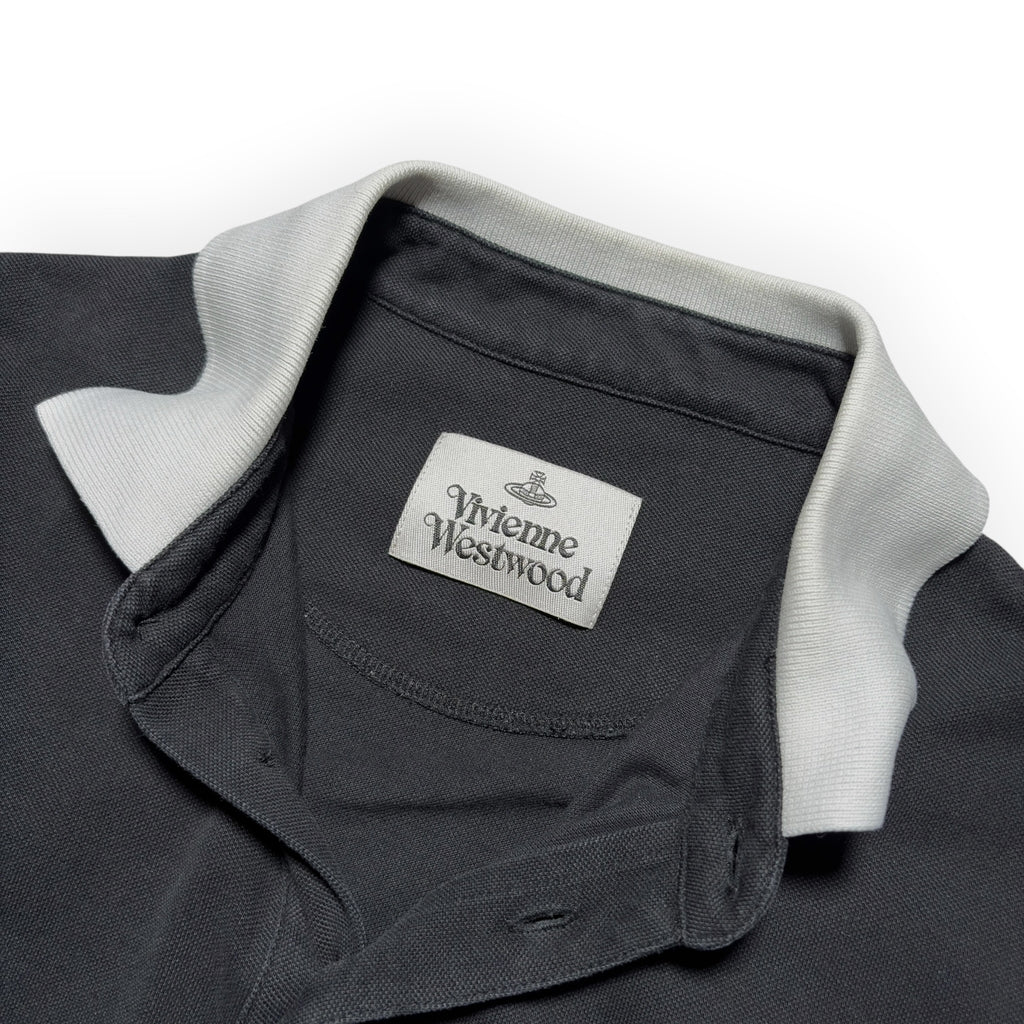 Vivienne Westwood Contrast Collar Orb Polo Shirt