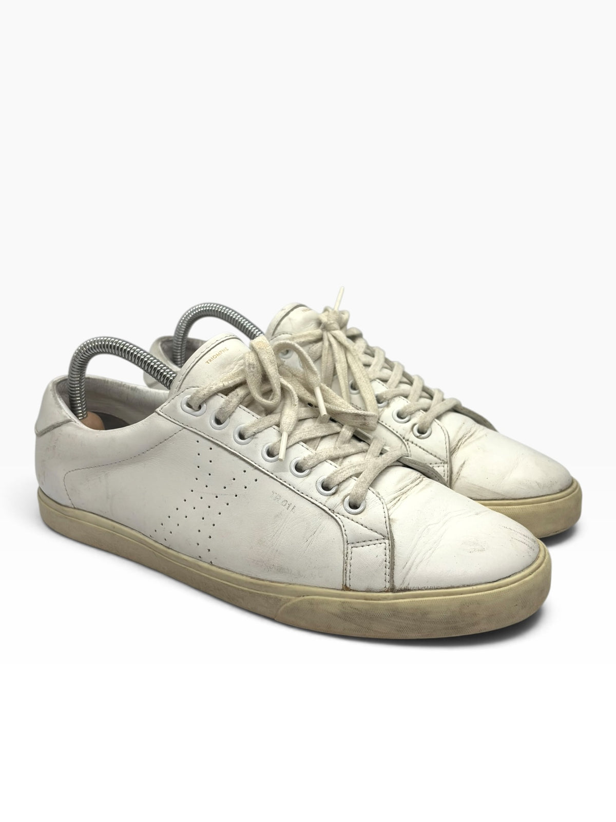 Celine Triomphe TR01L White Sneakers