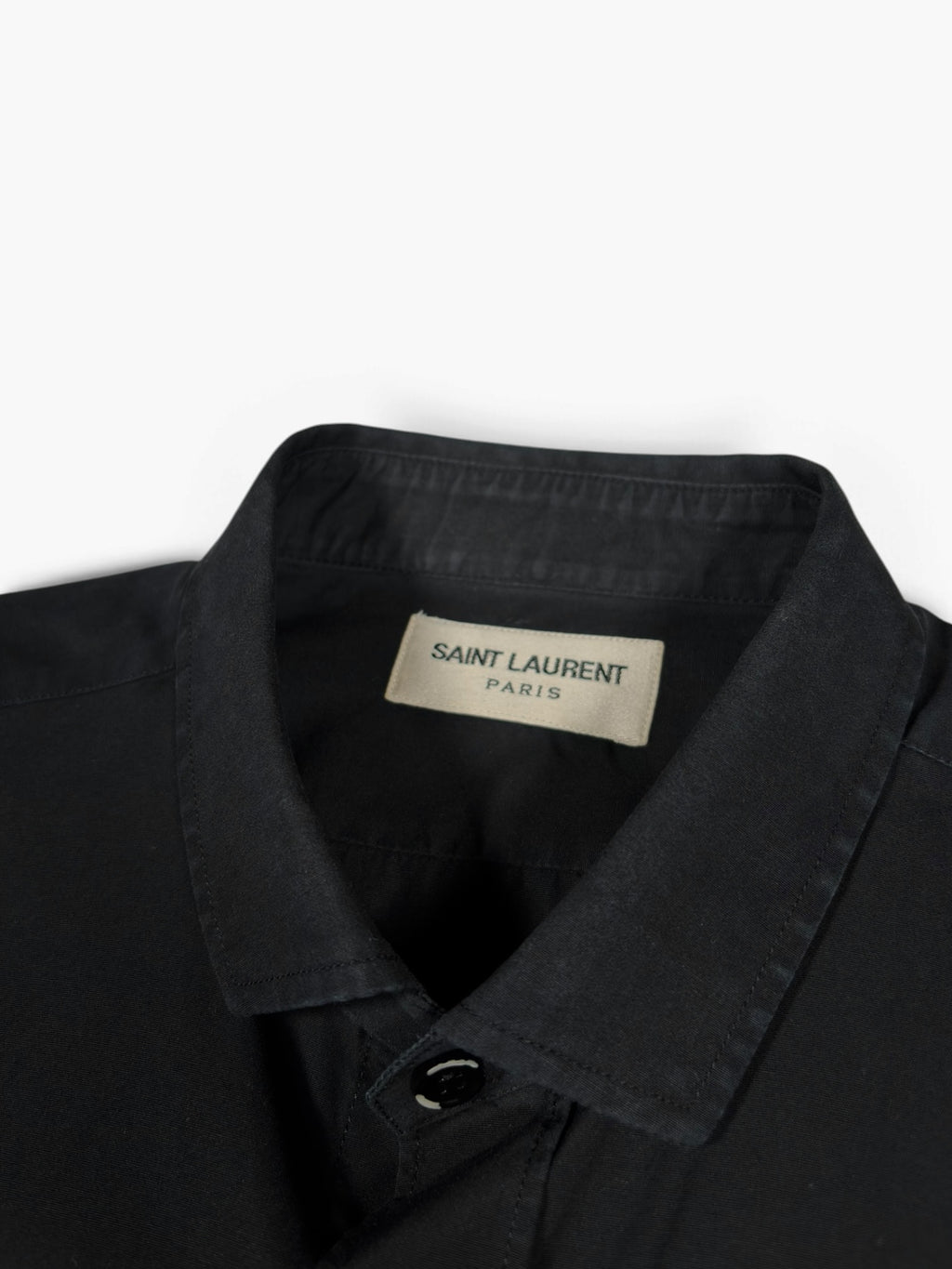 Saint Laurent 2015 Black Fitted Shirt