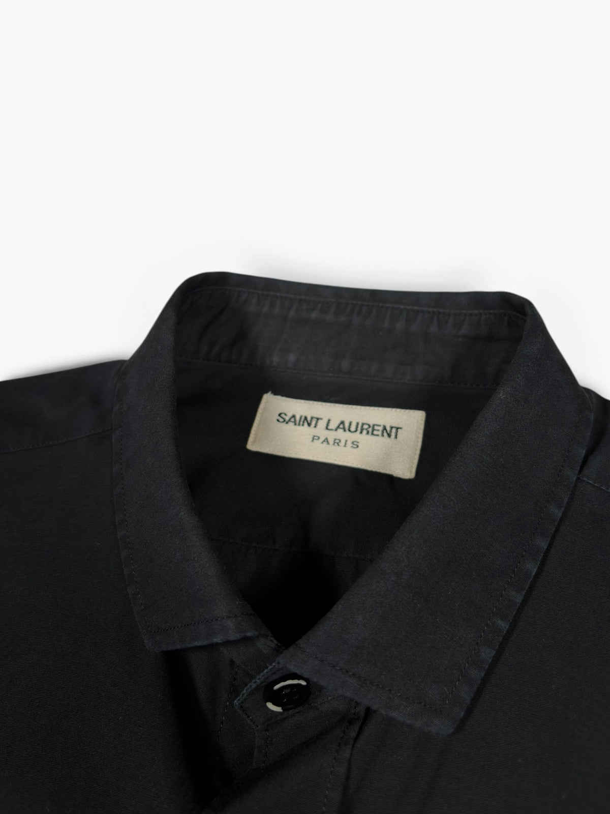 Saint Laurent 2015 Black Fitted Shirt