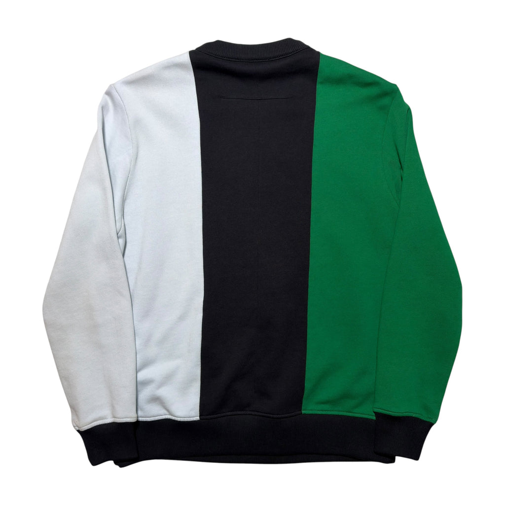 Givenchy by Riccardo Tisci "American Dream" Madonna Patchwork Zip-Shoulder Sweatshirt