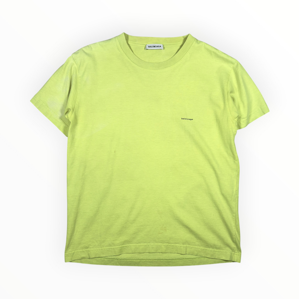 Balenciaga 2018 Micro Logo T-Shirt