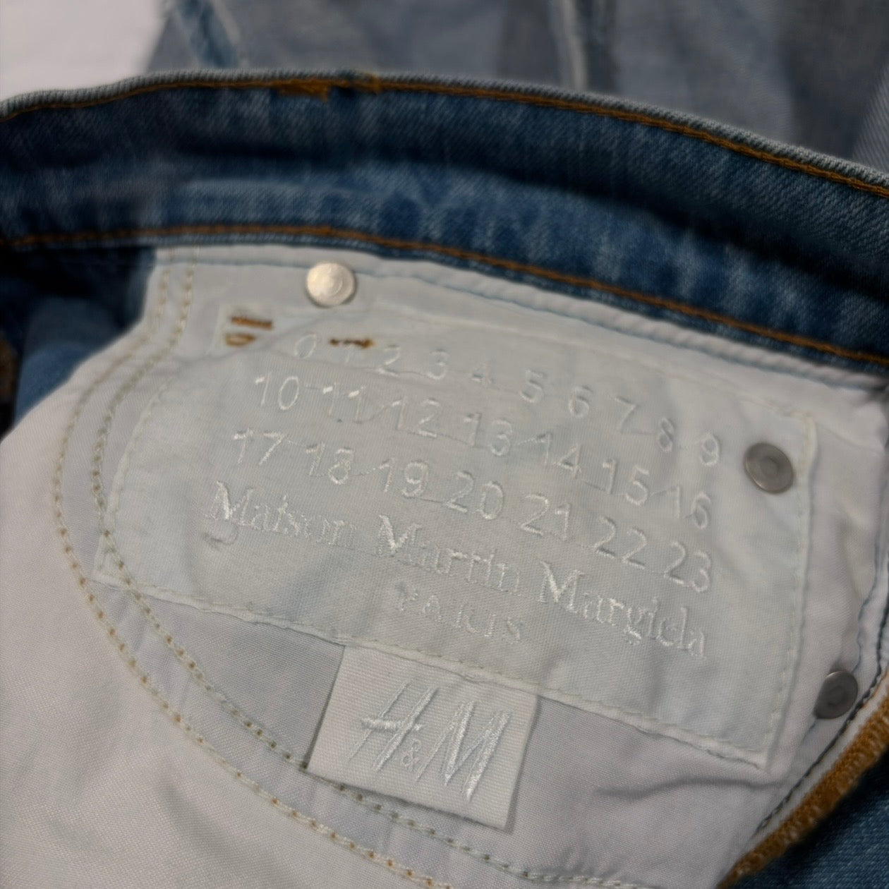Maison Martin Margiela x H&M Re-Edition Inside-Out Denim Jeans