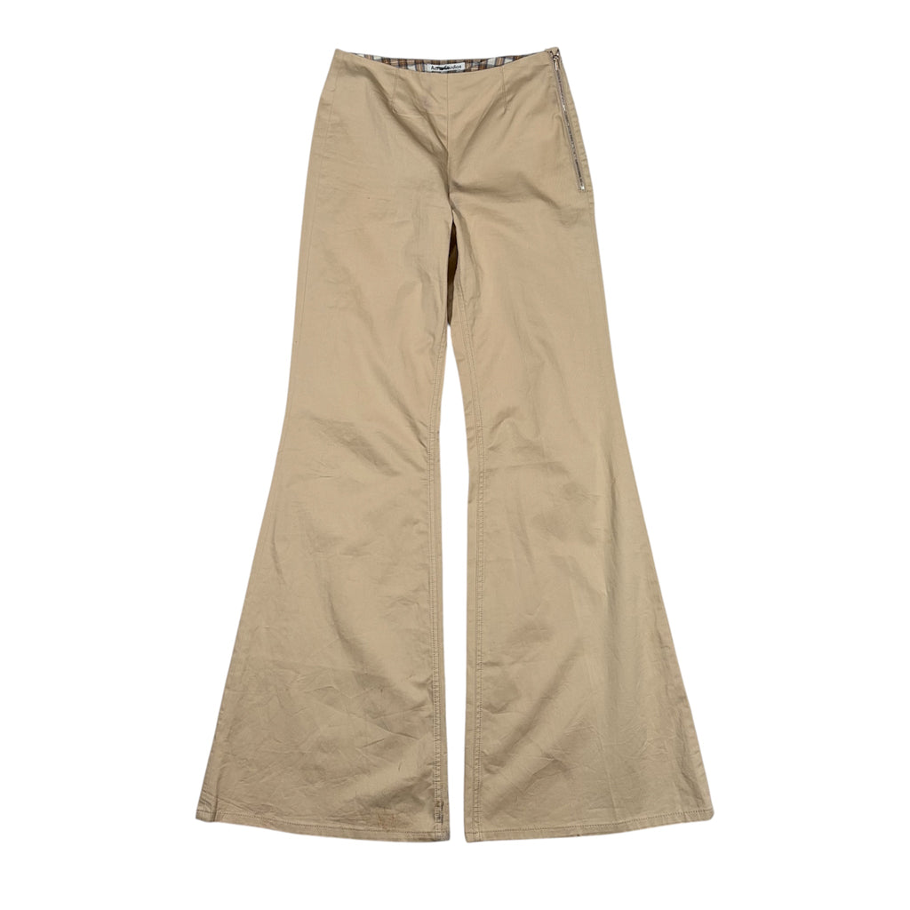 Acne Studios Sample Flare Cotton Trousers
