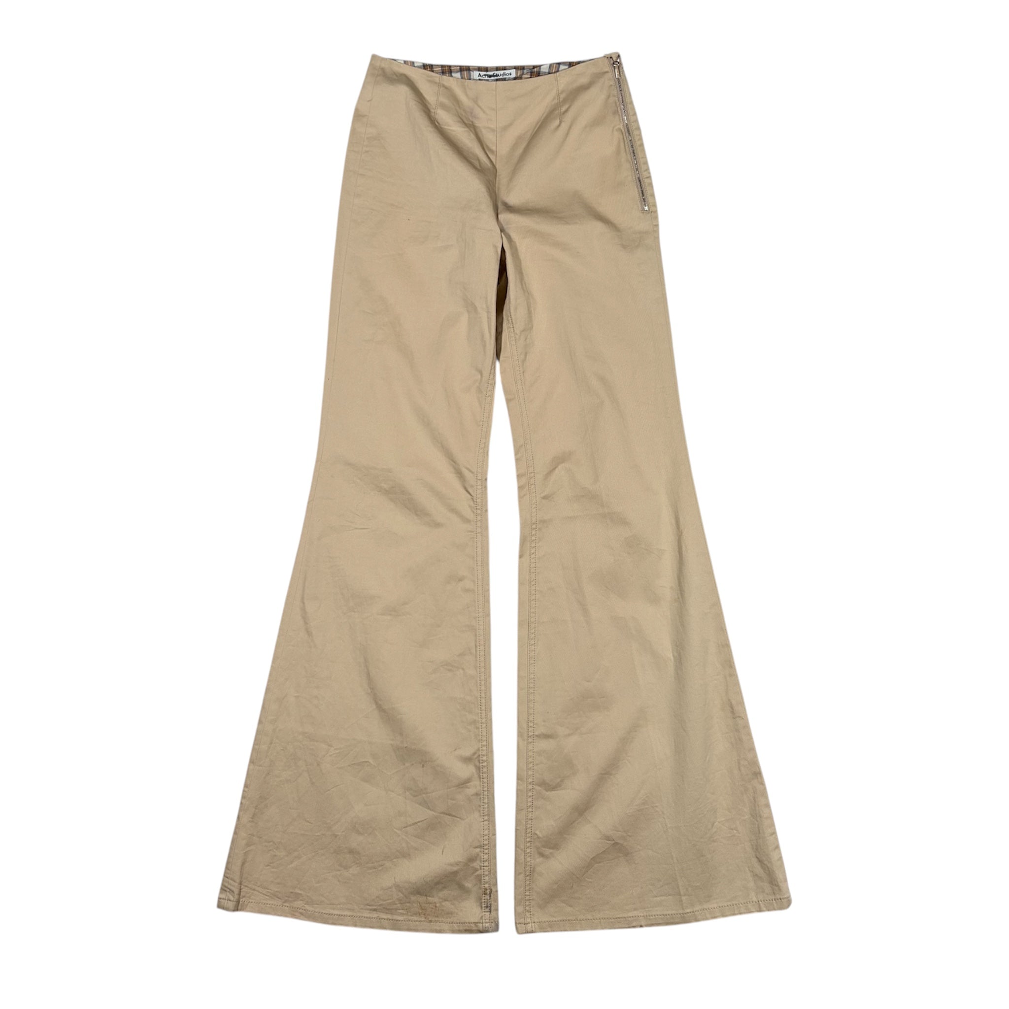 Acne Studios Sample Flare Cotton Trousers