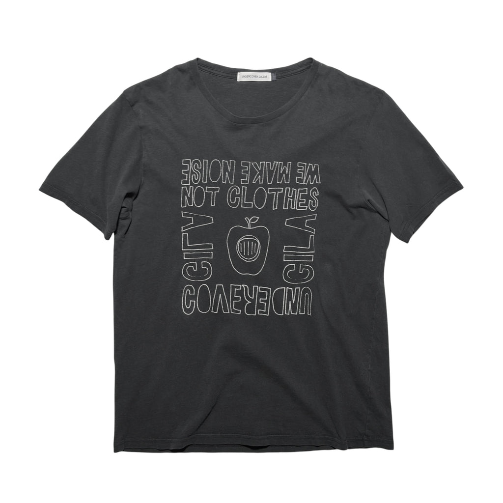 UNDERCOVER "We Make Noise Not Clothes" Apple Graphic T-Shirt