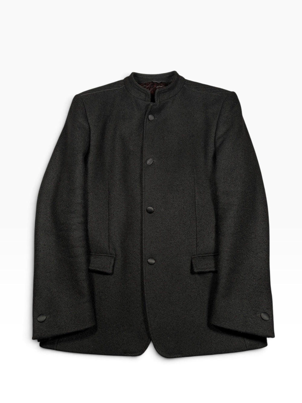 Versace Wool Mandarin Collar Jacket