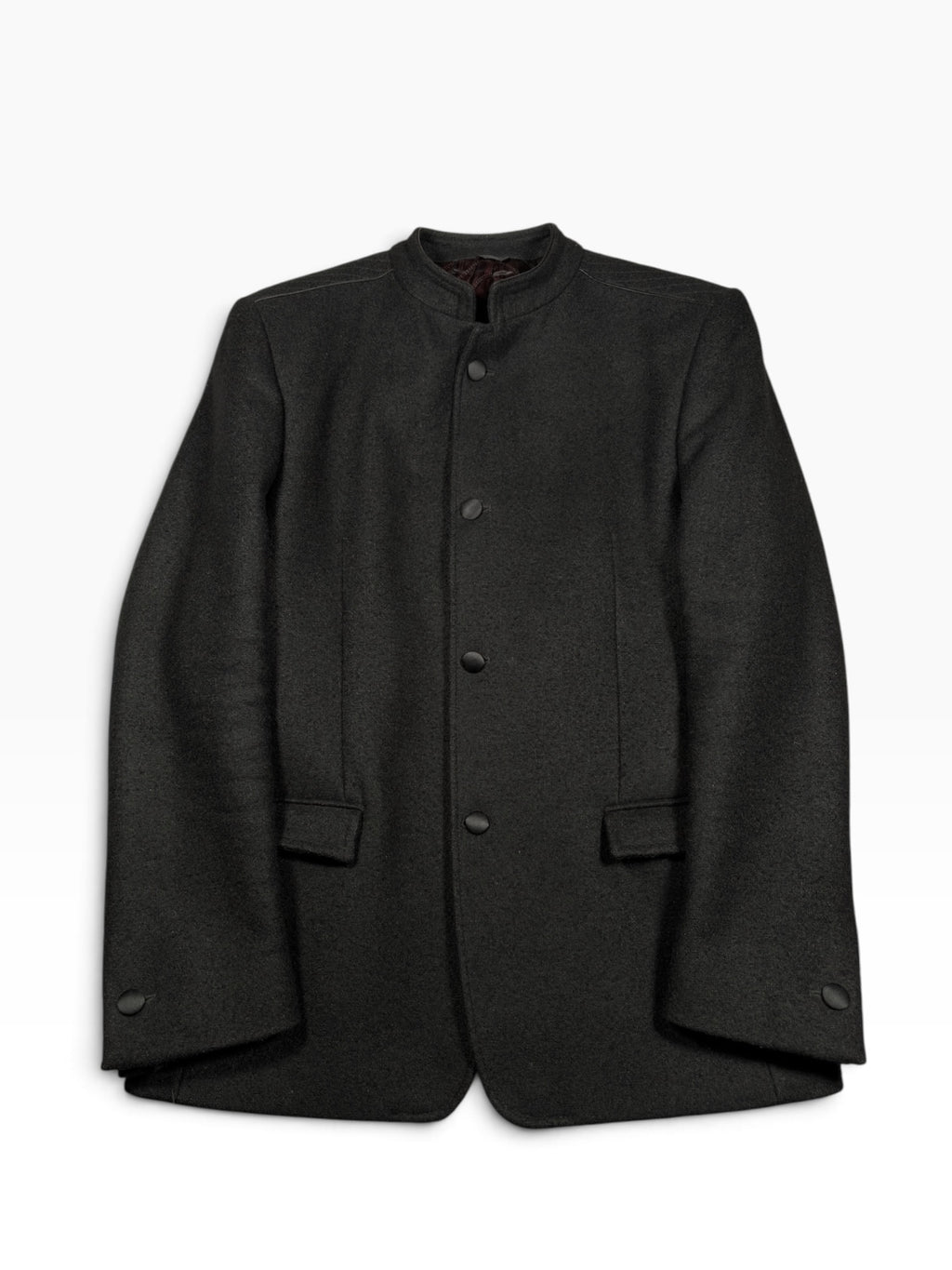 Versace Wool Mandarin Collar Jacket