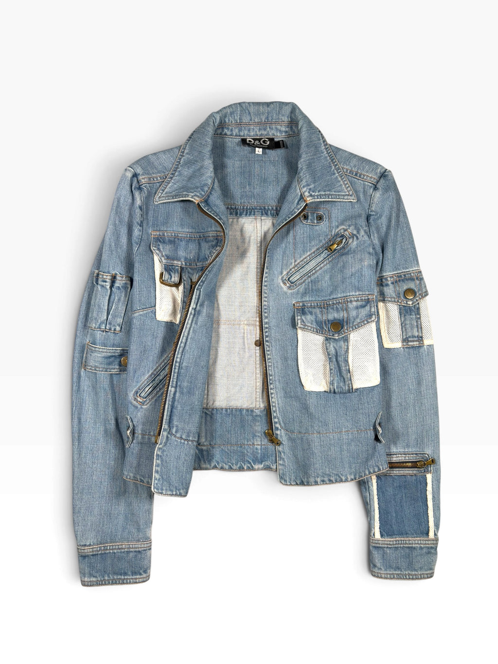 Dolce & Gabbana SS03 Multi-Pocket Denim Jacket