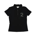 Christian Dior by John Galliano Rhinestone Heart Polo Shirt