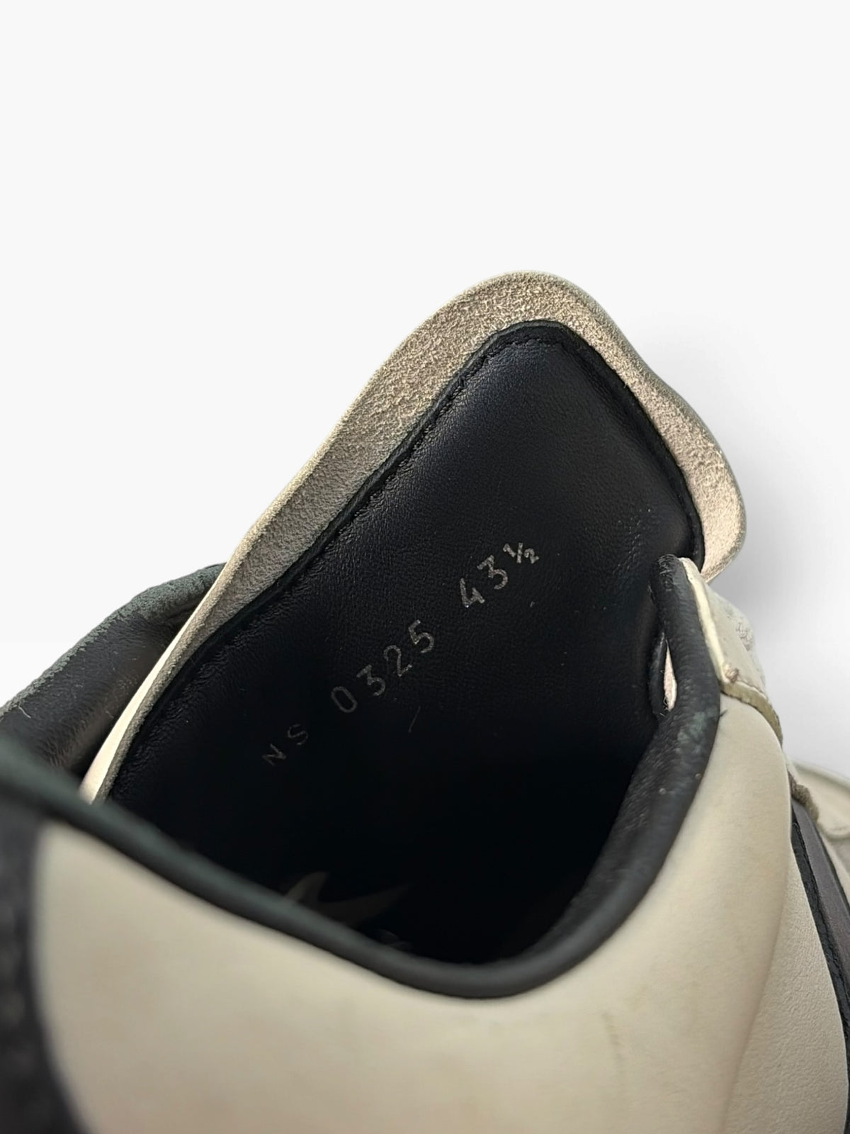 Dior Homme Off-White & Black Leather B01 Low-Top Sneakers